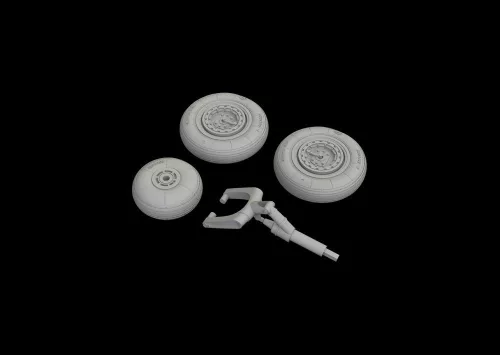 Eduard Accessories MiG-15 wheels 1/48 for BRONCO - kerékkészlet