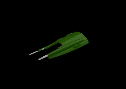 Eduard Accessories MiG-15 gun barrels 1/48 for BRONCO - fegyvercsövek