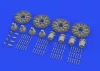 Eduard Accessories B-17F engines 1/48 for HKM - motorkészlet