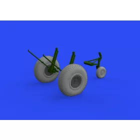   Eduard Accessories B-17 wheels cross tread 1/48 for HKM - kerékkészlet