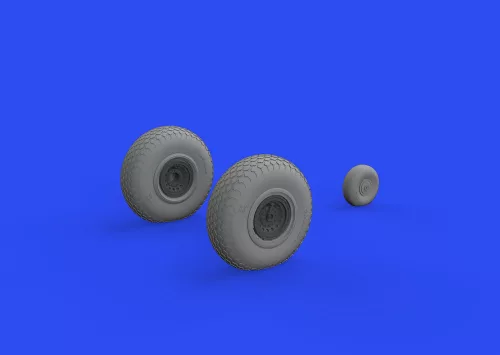 Eduard Accessories B-17 wheels cross tread 1/48 for HKM - kerékkészlet