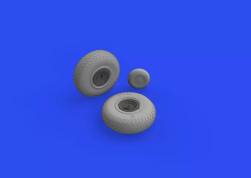 Eduard Accessories B-17 wheels cross tread 1/48 for HKM - kerékkészlet