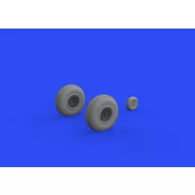   Eduard Accessories B-17 wheels block tread 1/48 for HKM - kerékkészlet