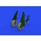 Eduard Accessories P-51D wheels block tread 2 1/48 for EDUARD - kerékkészlet