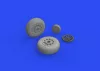 Eduard Accessories P-51D wheels block tread 2 1/48 for EDUARD - kerékkészlet