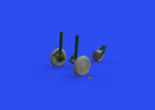 Eduard Accessories Su-27 wheels 1/48 for GREAT WALL HOBBY - kerékkészlet