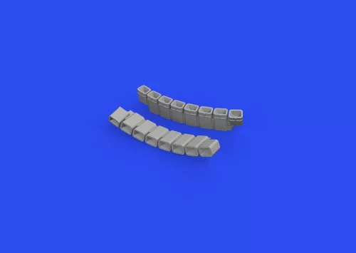 Eduard Accessories Tempest Mk.II exhaust stacks 1/48 for EDUARD/SPECIAL HOBBY - kipufogócsonkok