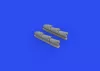 Eduard Accessories Spitfire Mk.V three-stacks exhausts rounded 1/48 for EDUARD - kipufogócsonkok