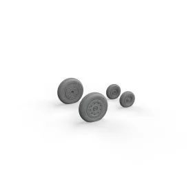 Eduard Accessories F-4B wheels for TAMIYA - kerékkészlet
