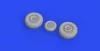 Eduard Accessories Ar 234B wheels for HASEGAWA/HOBBY 2000 - kerékkészlet