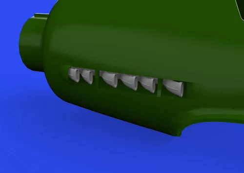 Eduard Accessories Fw 190D exhaust stacks for EDUARD - kipufogócsonkok