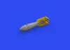 Eduard Accessories B5N2 800kg bomb, for HASEGAWA - B5N2 800kg bomba – bombafegyverzet-készlet