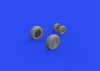 Eduard Accessories F/A-18E wheels, for MENG - kerékkészlet