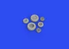 Eduard Accessories F/A-18E wheels, for MENG - kerékkészlet
