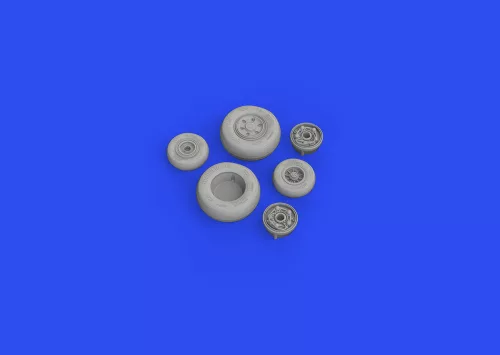 Eduard Accessories F/A-18E wheels, for MENG - kerékkészlet