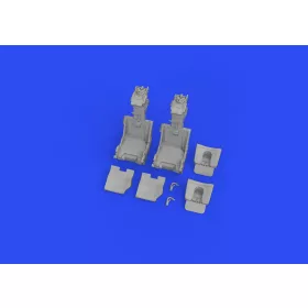   Eduard Accessories F-4B ejection seats late PRINT for TAMIYA - 3D nyomtatott katapultülések, késői változat