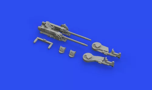 Eduard Accessories SBD-5 twin machine gun for ACCURATE MINIATURES/REVELL - géppuska-részletező készlet