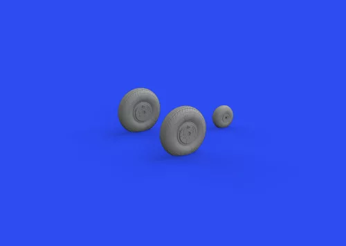Eduard Accessories Pe-2 wheels for ZVEZDA - kerékkészlet