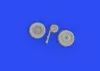 Eduard Accessories Bf 109G-4 wheels for EDUARD - kerékkészlet