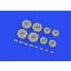 Eduard Accessories CH-47A wheels for HOBBY BOSS - kerékkészlet