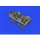 Eduard Accessories F-14A late cockpit for TAMIYA - F-14A késői cockpit – részletező készlet