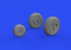 Eduard Accessories Vampire F.3 wheels 1/48 - kerékkészlet
