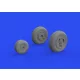 Eduard Accessories Vampire F.3 wheels 1/48 - kerékkészlet