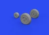 Eduard Accessories Vampire F.3 wheels 1/48 - kerékkészlet