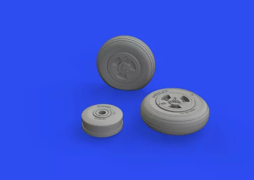 Eduard Accessories Vampire F.3 wheels 1/48 - kerékkészlet
