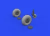 Eduard Accessories Mosquito wheels 1/48 - kerékkészlet