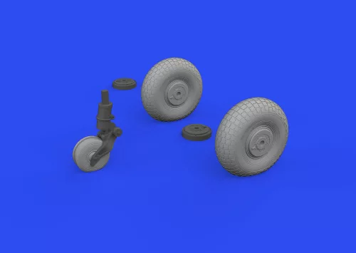 Eduard Accessories Mosquito wheels 1/48 - kerékkészlet