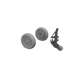 Eduard Accessories A-1H wheels 1/48 - kerékkészlet