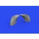 Eduard Accessories F4F-3 exhausts PRINT - 3D nyomtatott kipufogócsonkok