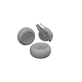 Eduard Accessories Su-25 wheels - kerékkészlet
