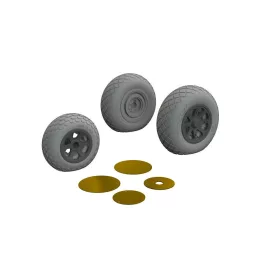 Eduard Accessories P-38J wheels - kerékkészlet