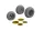Eduard Accessories P-38J wheels - kerékkészlet