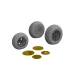 Eduard Accessories P-38J wheels - kerékkészlet