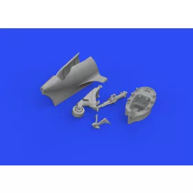   Eduard Accessories A6M3 tailwheel PRINT for EDUARD - farokkerék, 3D nyomtatott