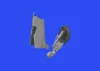 Eduard Accessories A6M3 tailwheel PRINT for EDUARD - farokkerék, 3D nyomtatott