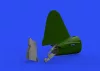 Eduard Accessories A6M3 tailwheel PRINT for EDUARD - farokkerék, 3D nyomtatott
