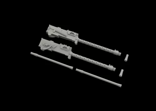 Eduard Accessories A6M3 cannon barrels & cockpit guns PRINT for EDUARD - cockpitkészlet