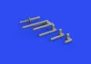 Eduard Accessories P-38J gun barrels PRINT for TAMIYA - 3D nyomtatott fegyvercsövek