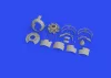 Eduard Accessories F4F-3 engine early PRINT 1/48 for EDUARD - 3D nyomtatott motorkészlet