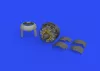 Eduard Accessories F4F-3 engine early PRINT 1/48 for EDUARD - 3D nyomtatott motorkészlet