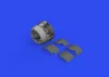 Eduard Accessories F4F-3 engine early PRINT 1/48 for EDUARD - 3D nyomtatott motorkészlet