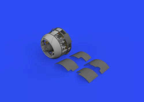 Eduard Accessories F4F-3 engine early PRINT 1/48 for EDUARD - 3D nyomtatott motorkészlet