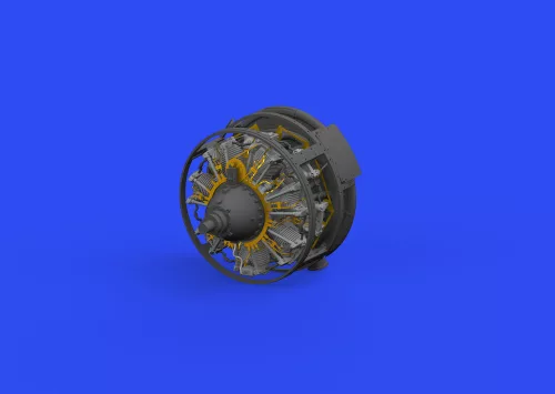 Eduard Accessories F4F-3 engine early PRINT 1/48 for EDUARD - 3D nyomtatott motorkészlet