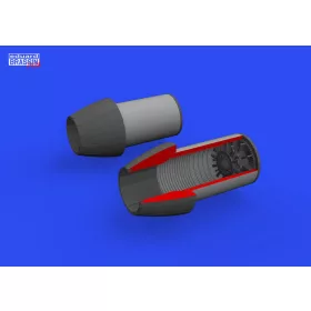   Eduard Accessories F/A-18E,F exhaust nozzles PRINT for MENG - 3D nyomtatott hajtómű-fúvócsövek