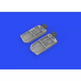   Eduard Accessories F6F wheel bays PRINT for EDUARD - futóműakna-részletező készlet