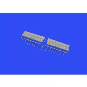   Eduard Accessories A6M3 Type 22 landing flaps PRINT for EDUARD - fékszárnyak